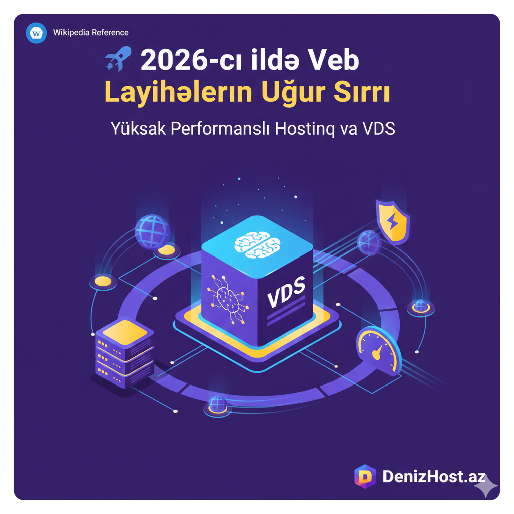2026-cı ildə Veb Layihələrin Uğur Sirri Yüksək Performanslı Hostinq və VDS